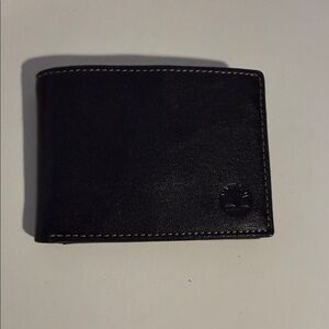 Timberland Black Leather Card Holder